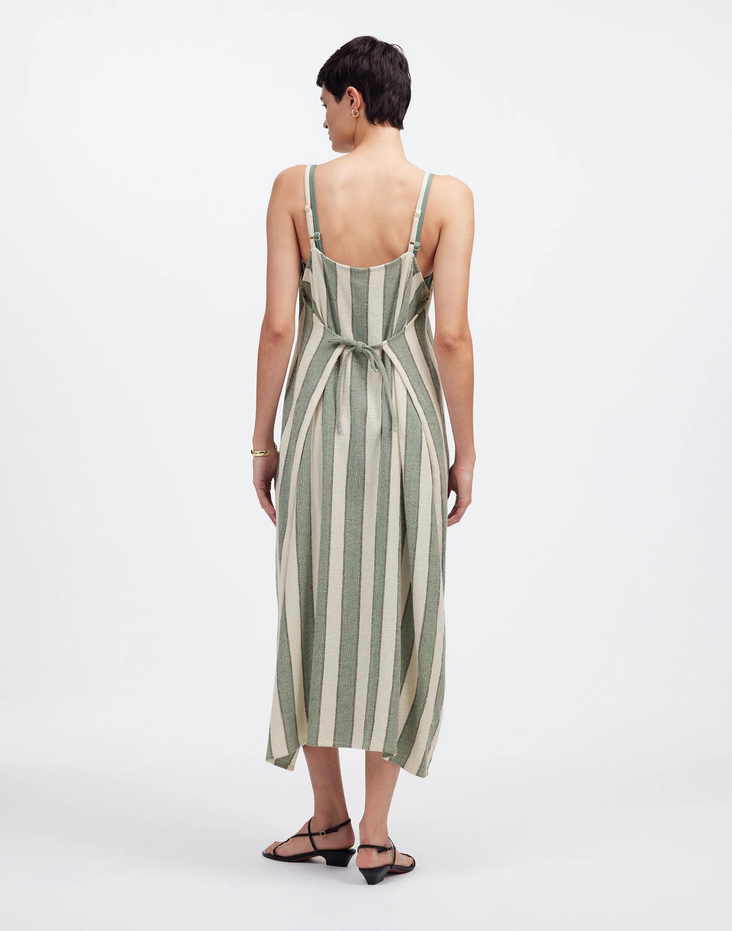 Zulu & Zephyr Eucalyptus Stripe Organic Cotton Dress Eucalyptus Stripe | Madewell