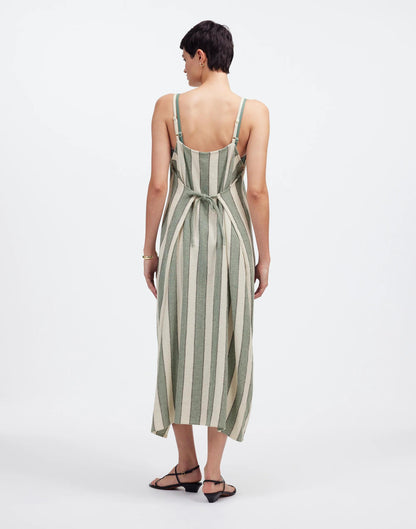Zulu & Zephyr Eucalyptus Stripe Organic Cotton Dress Eucalyptus Stripe | Madewell