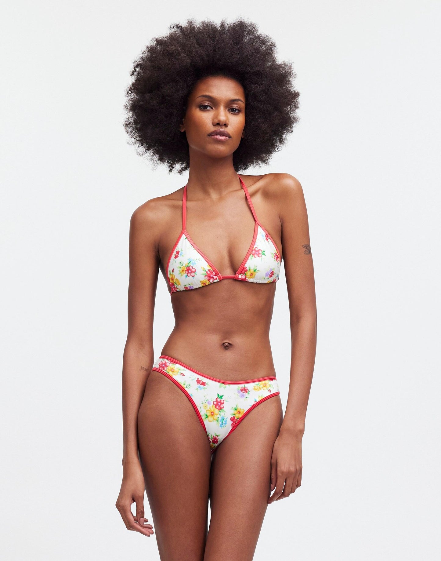 Frankies Bikinis Dove Classic Bikini Bottom Sweet Hibiscus Print | Madewell