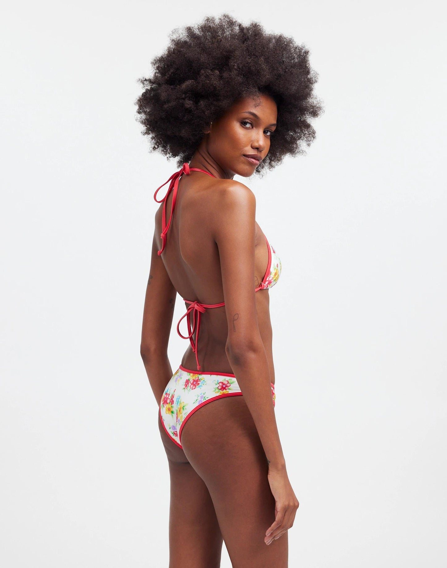 Frankies Bikinis Dove Classic Bikini Bottom Sweet Hibiscus Print | Madewell