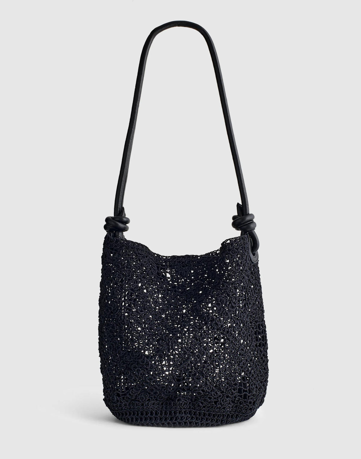 Open-Weave Tote True Black | Madewell
