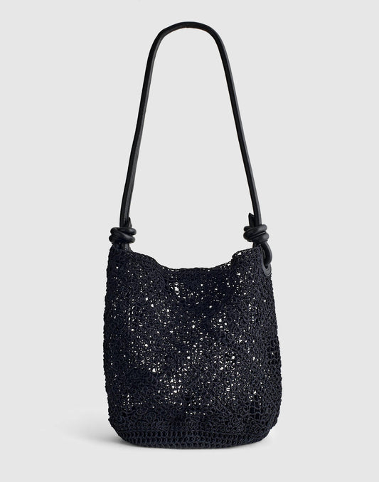 Open-Weave Tote True Black | Madewell