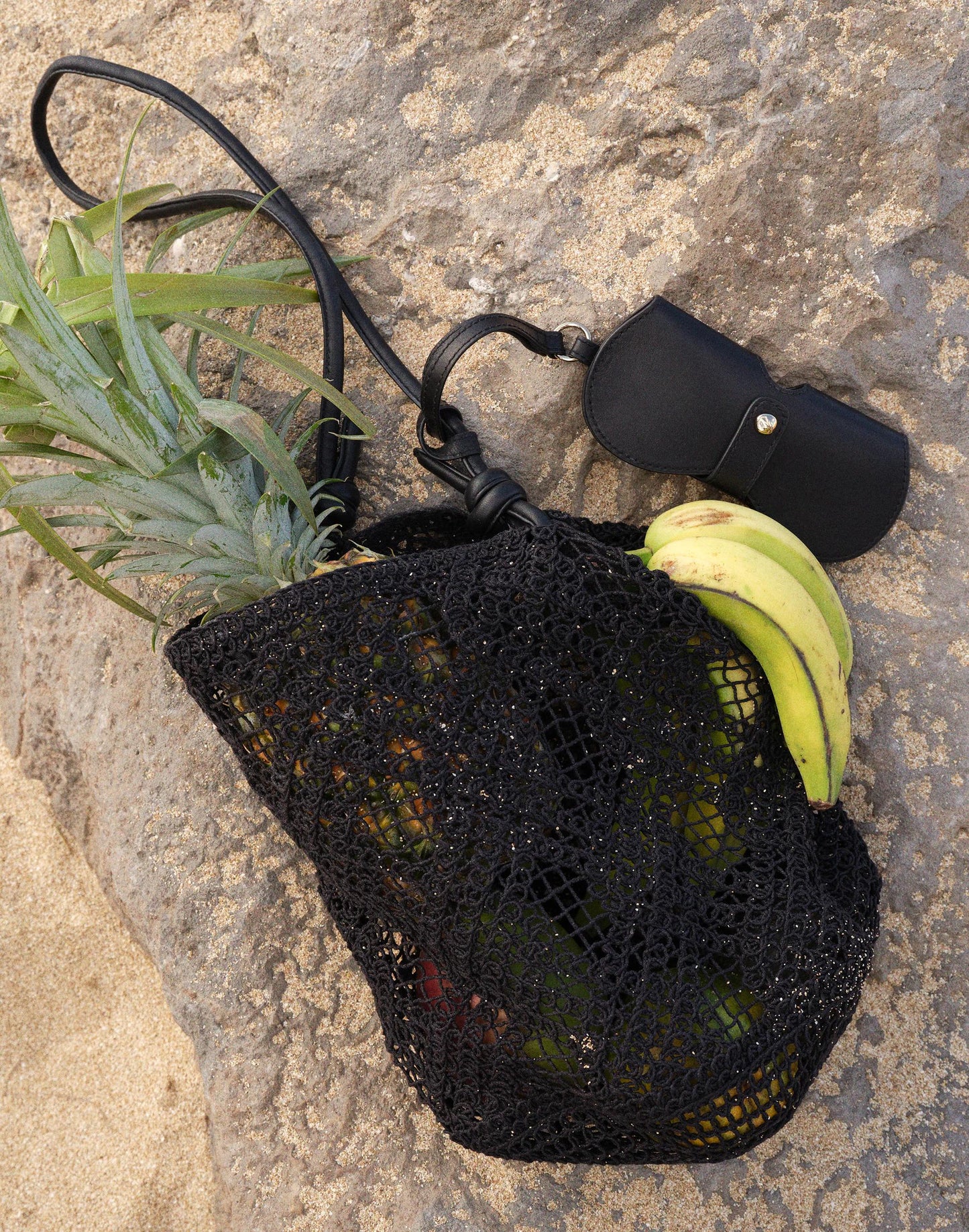 Open-Weave Tote True Black | Madewell