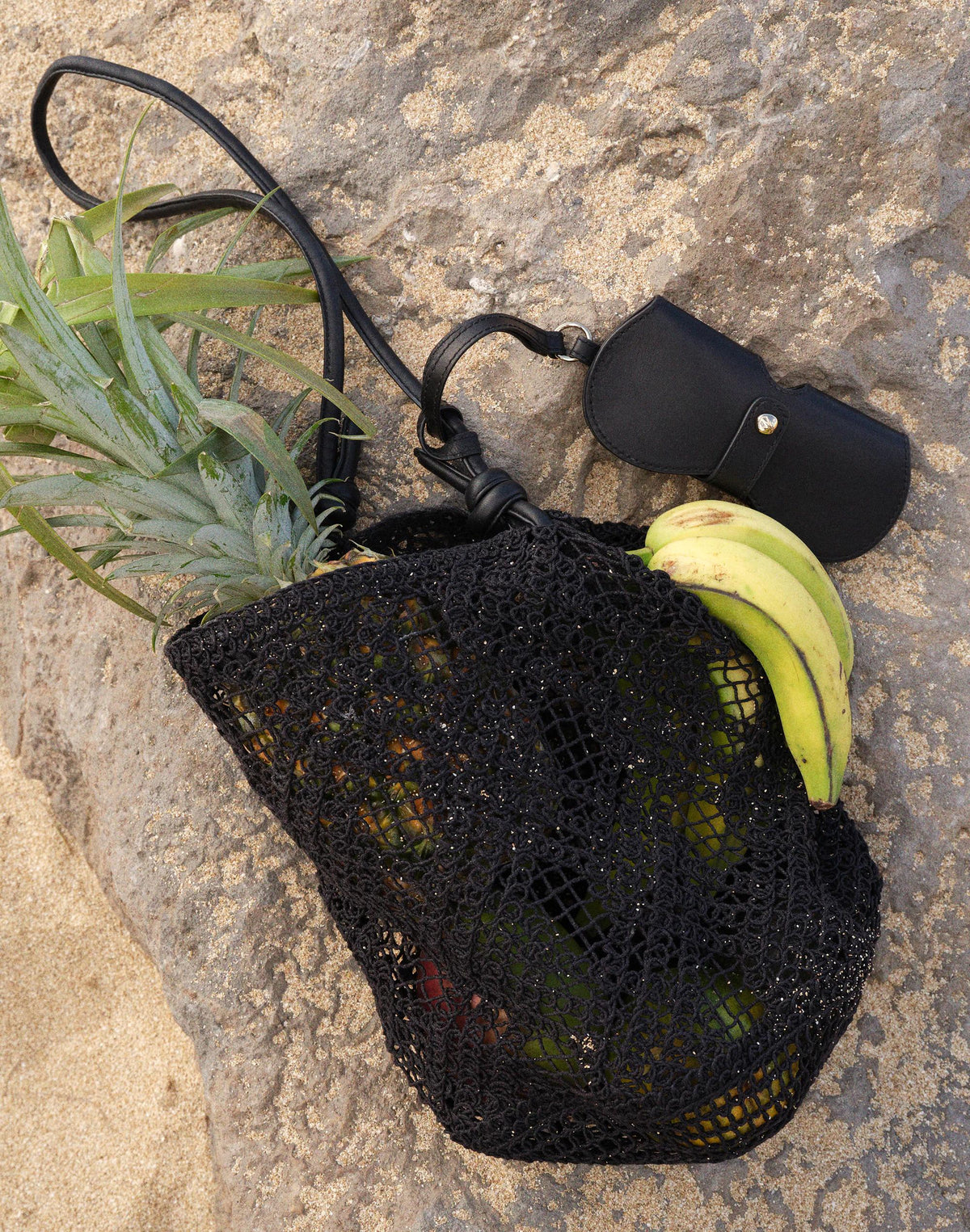 Open-Weave Tote True Black | Madewell