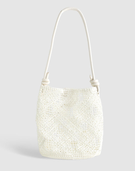 Open-Weave Tote Vintage Ivory | Madewell