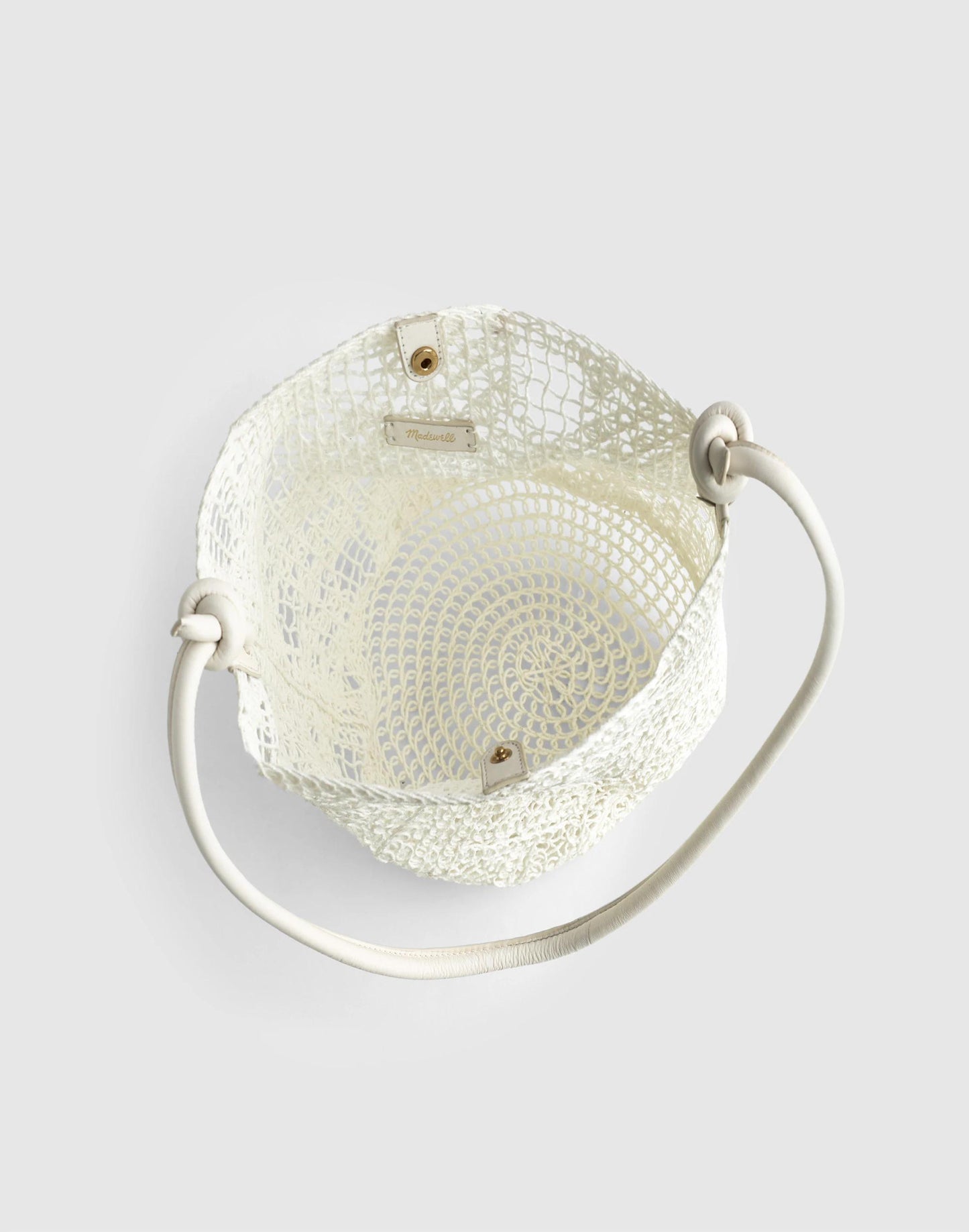 Open-Weave Tote Vintage Ivory | Madewell