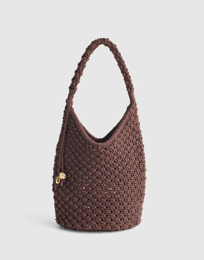 Madewell x Shopbop Camren Bag in Rope Chocolate Raisin | Madewell