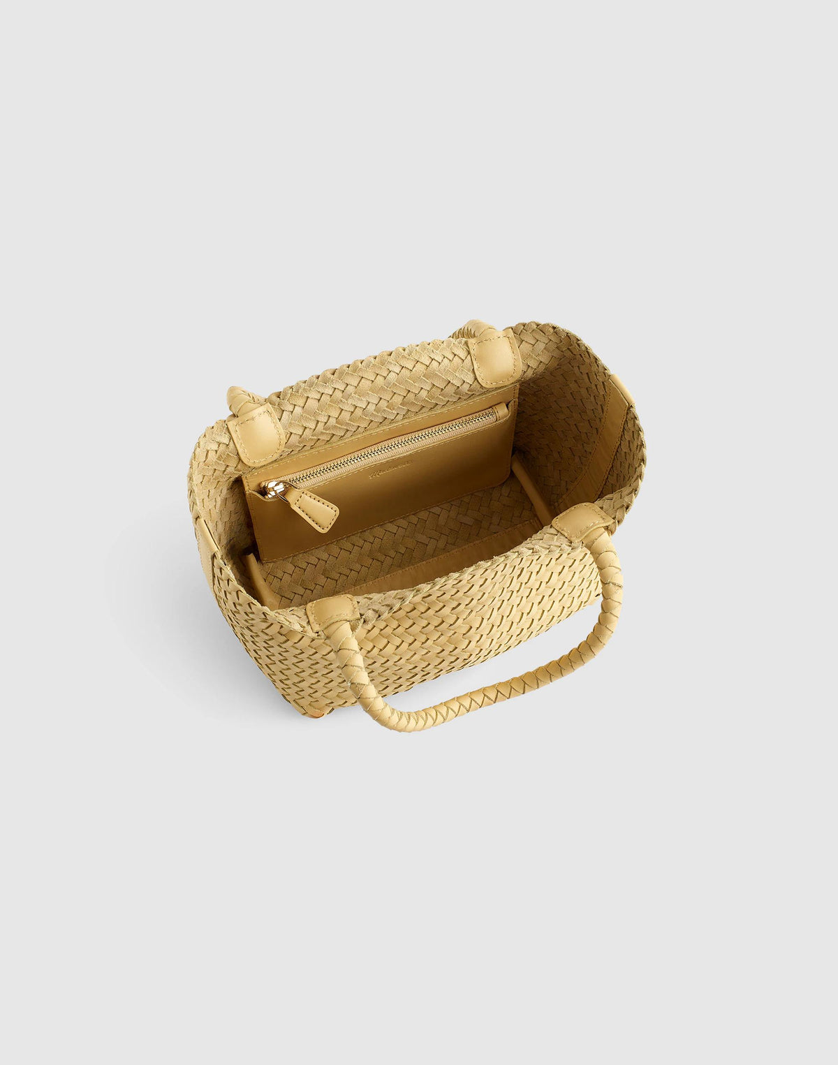 The Signature Woven Mini Tote Yellow Clay | Madewell