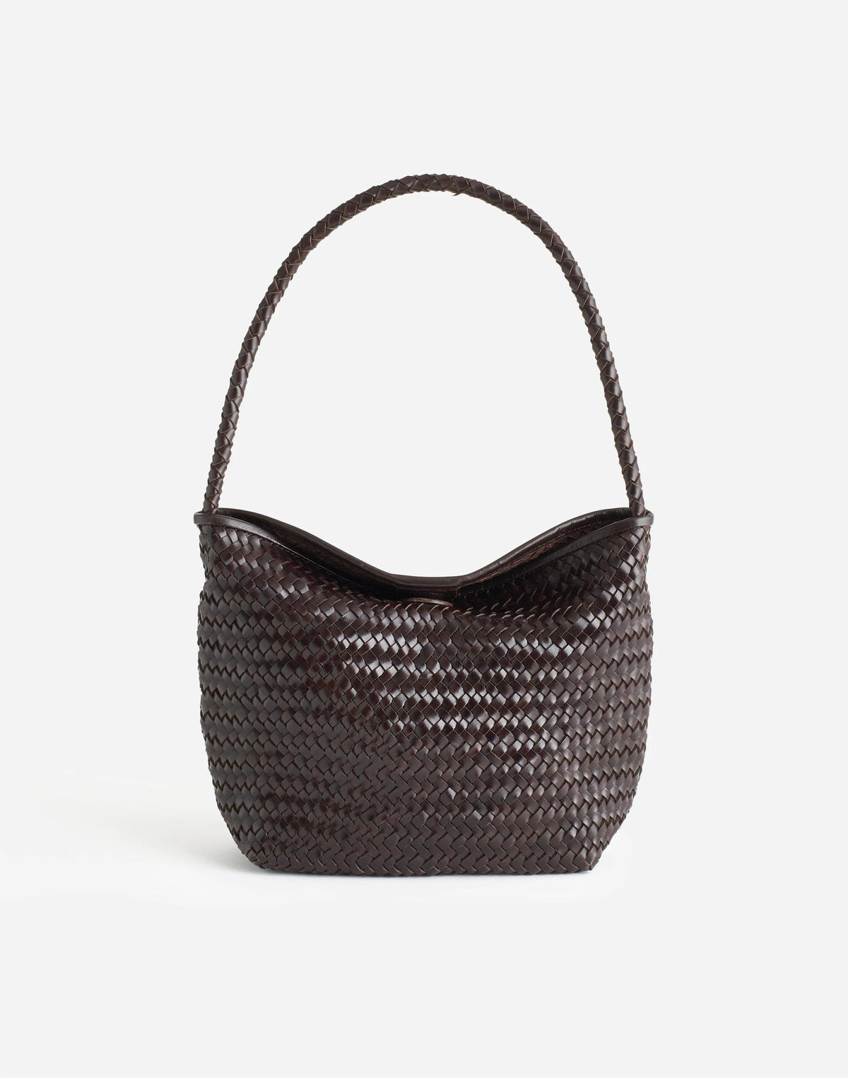 The Signature Woven Shoulder Bag Coffee Bean | Madewell