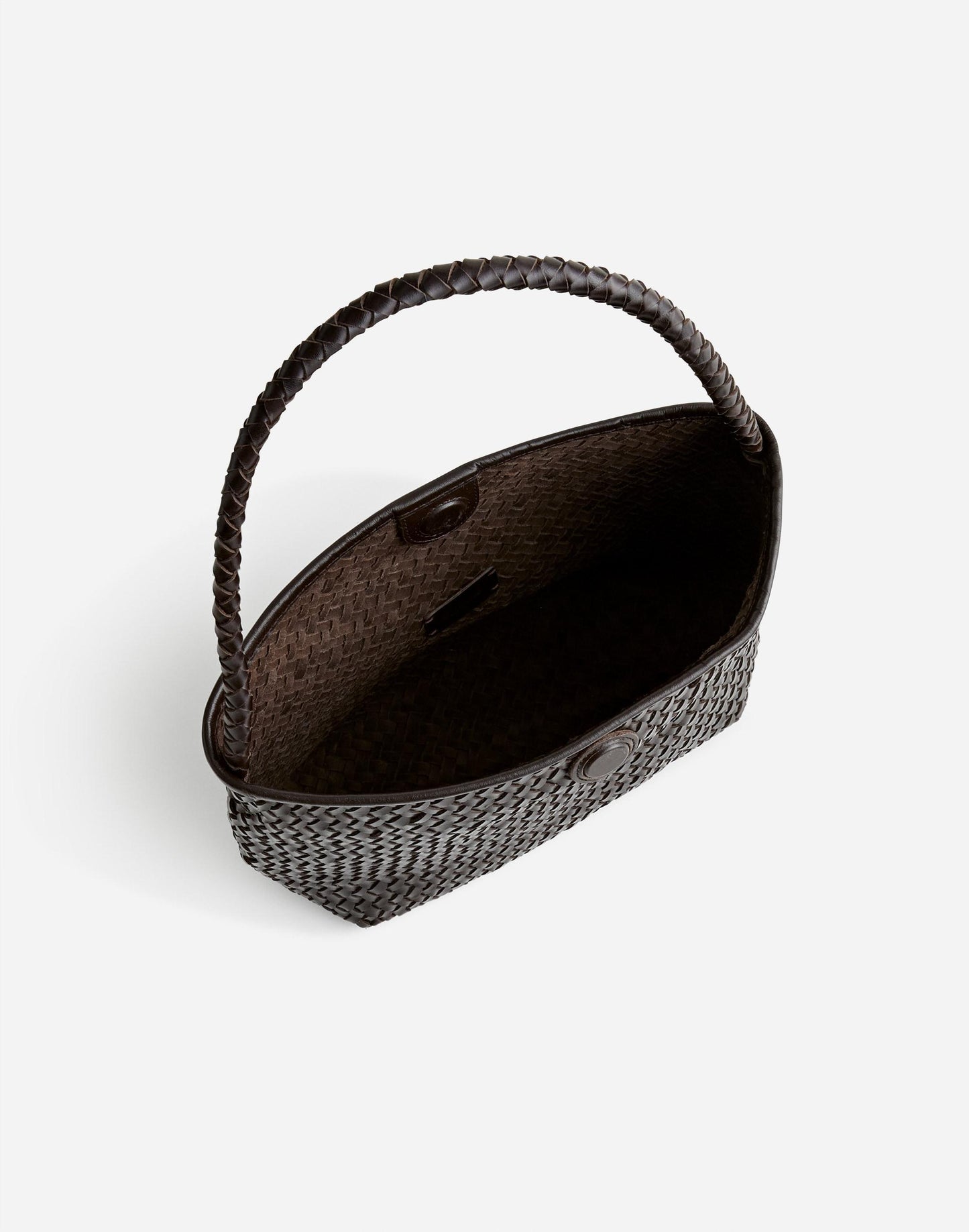 The Signature Woven Shoulder Bag Coffee Bean | Madewell