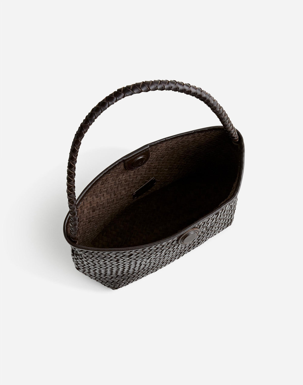 The Signature Woven Shoulder Bag Coffee Bean | Madewell