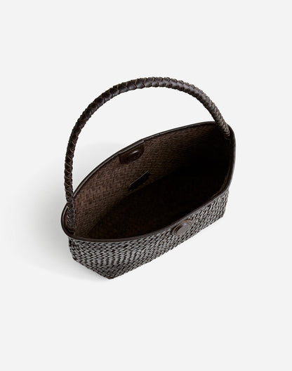 The Signature Woven Shoulder Bag Coffee Bean | Madewell