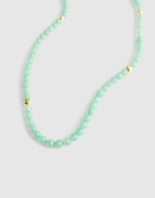 Madewell x Shopbop Semiprecious Beaded Necklace Antique Gold | Madewell