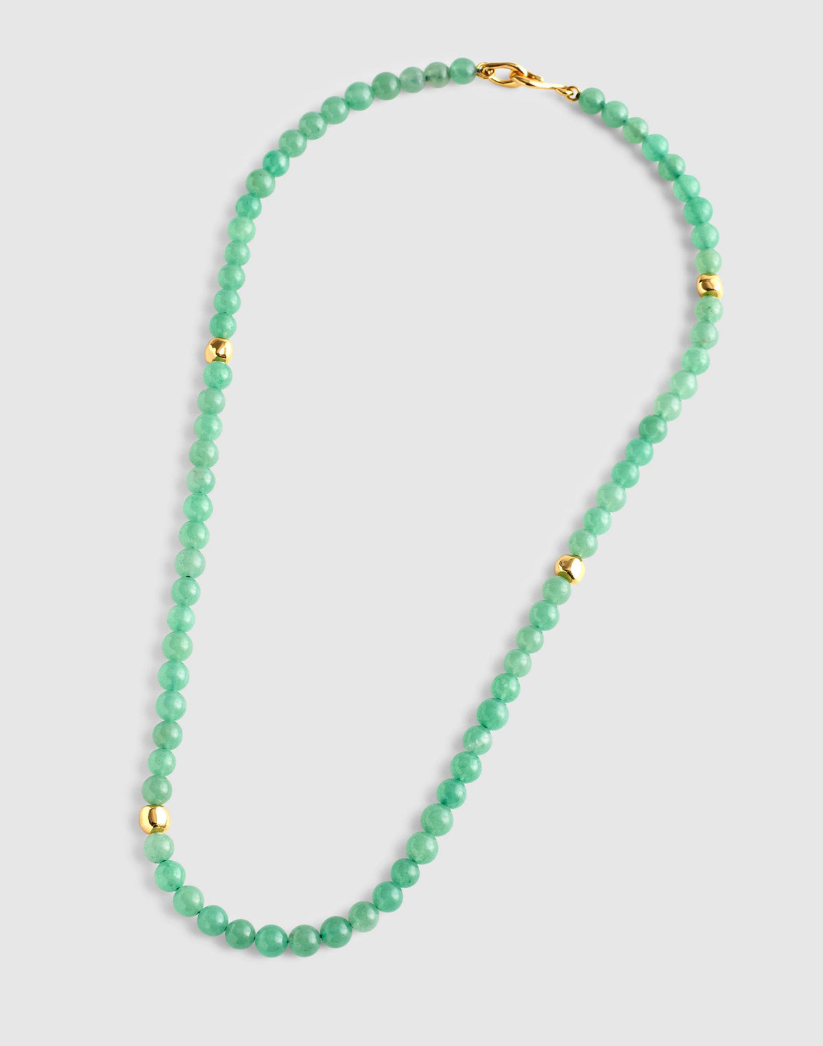 Madewell x Shopbop Semiprecious Beaded Necklace Antique Gold | Madewell