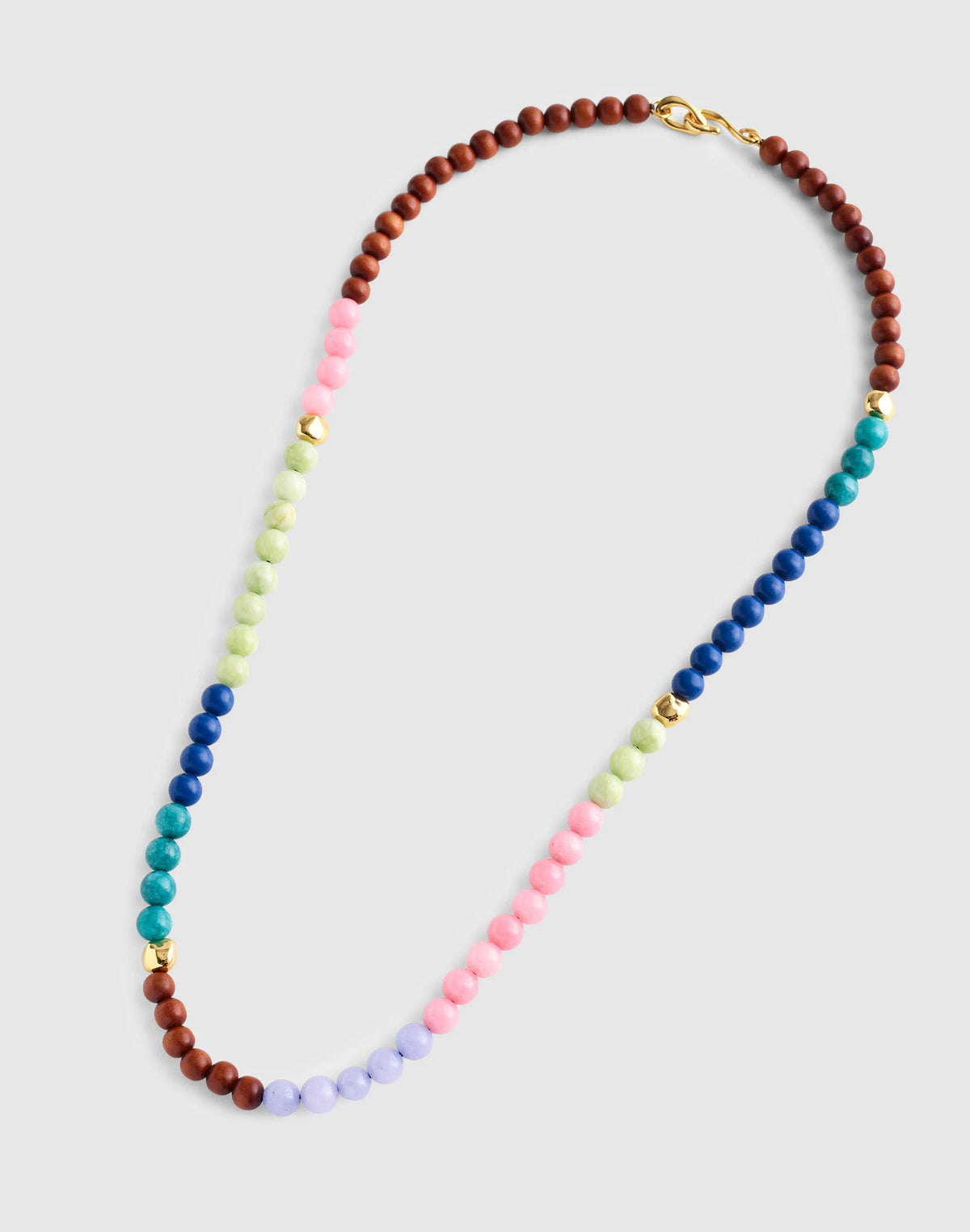 Madewell x Shopbop Semiprecious Beaded Necklace Classic Navy Multi | Madewell