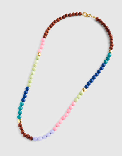 Madewell x Shopbop Semiprecious Beaded Necklace Classic Navy Multi | Madewell