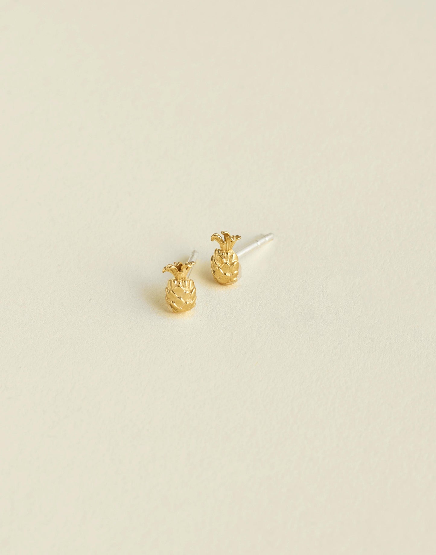 Demi-Fine Pineapple Stud Earrings 14k Gold | Madewell