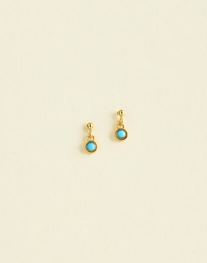 Demi-Fine Turquoise Drop Earrings Turquoise Multi | Madewell