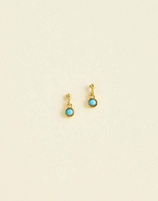 Demi-Fine Turquoise Drop Earrings Turquoise Multi | Madewell