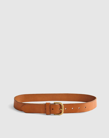The Everyday Belt in Leather Warm Coffee | Madewell