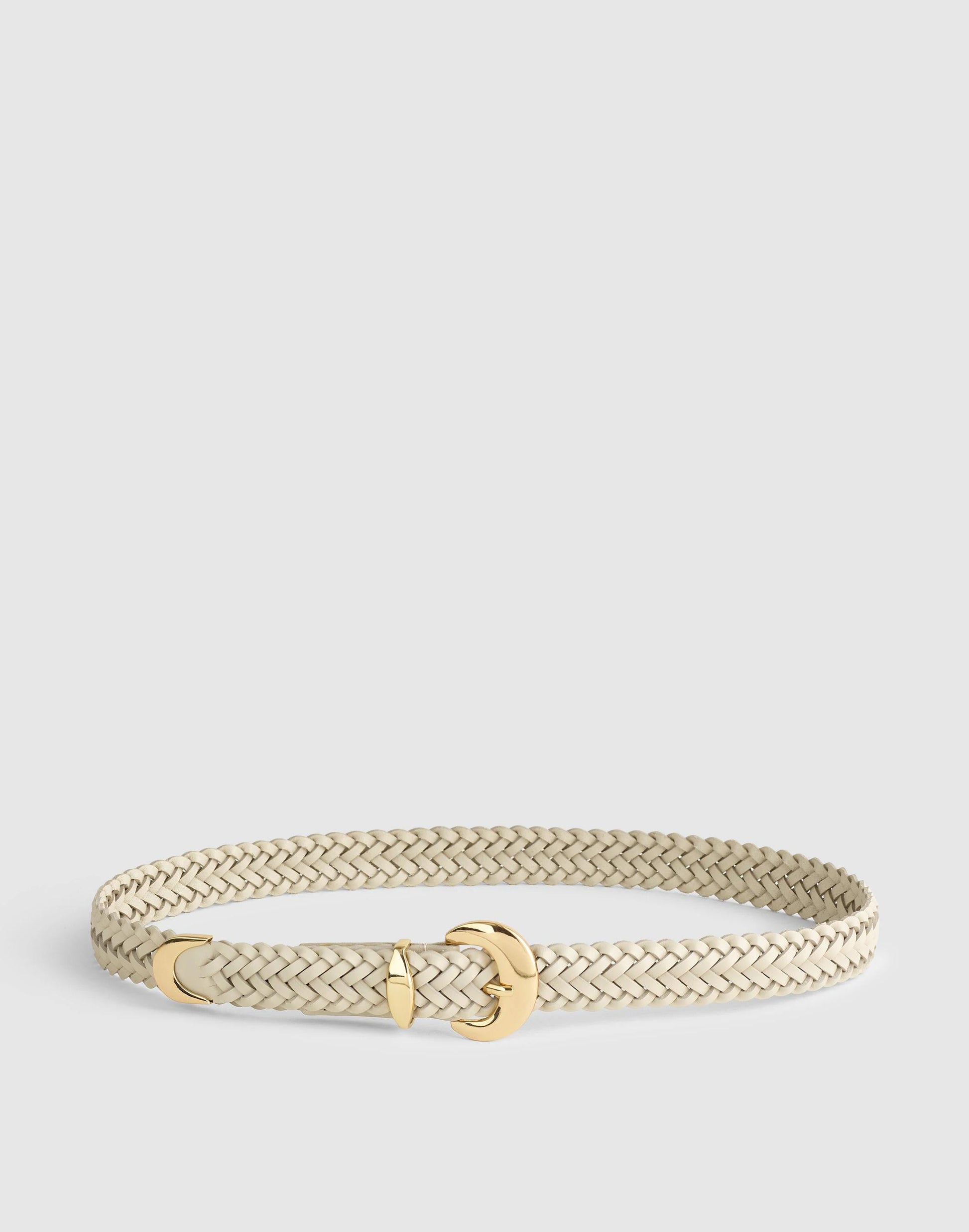 Domed-Buckle Wide Belt Vintage Muslin | Madewell