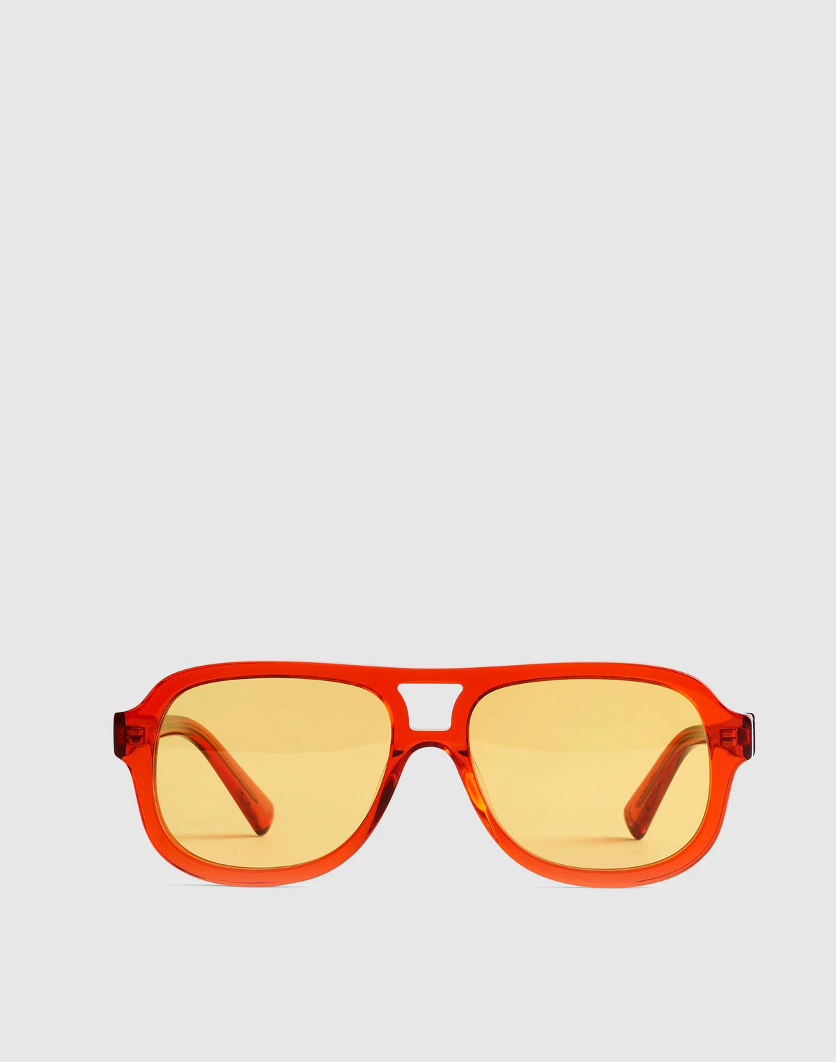 Logaan Aviator Sunglasses Varsity Red | Madewell
