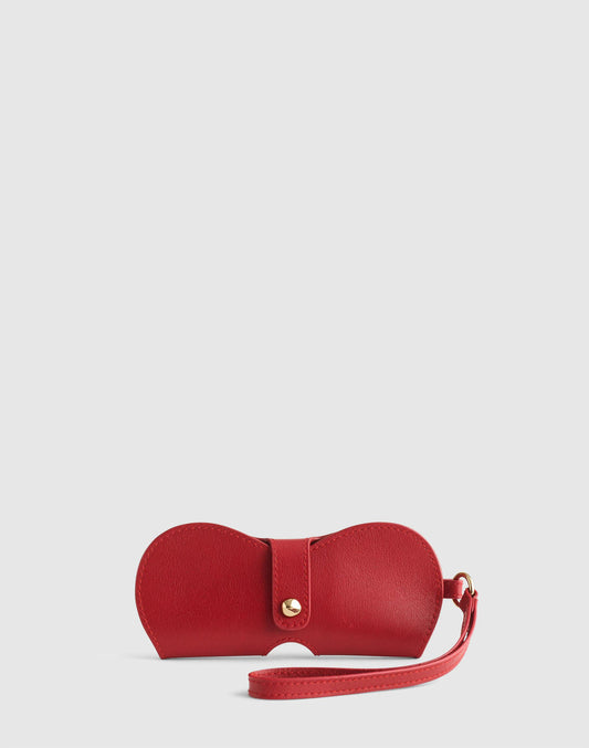 Sunglasses Case with Strap Scarlet | Madewell
