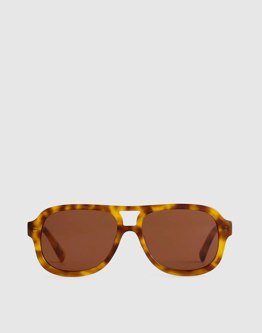 Logaan Aviator Sunglasses Burnt Cocoa | Madewell