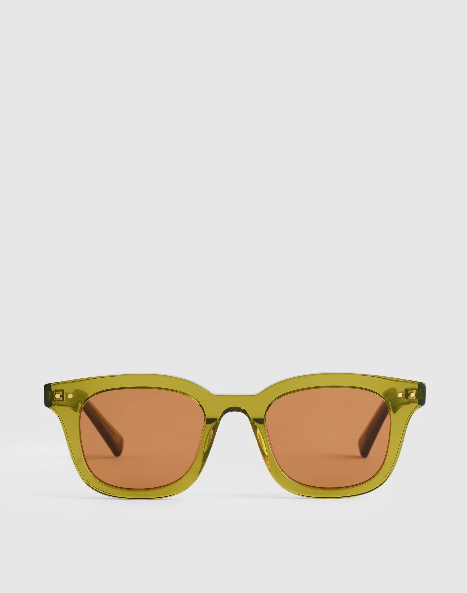 The Norah Sunglasses Retro Green | Madewell