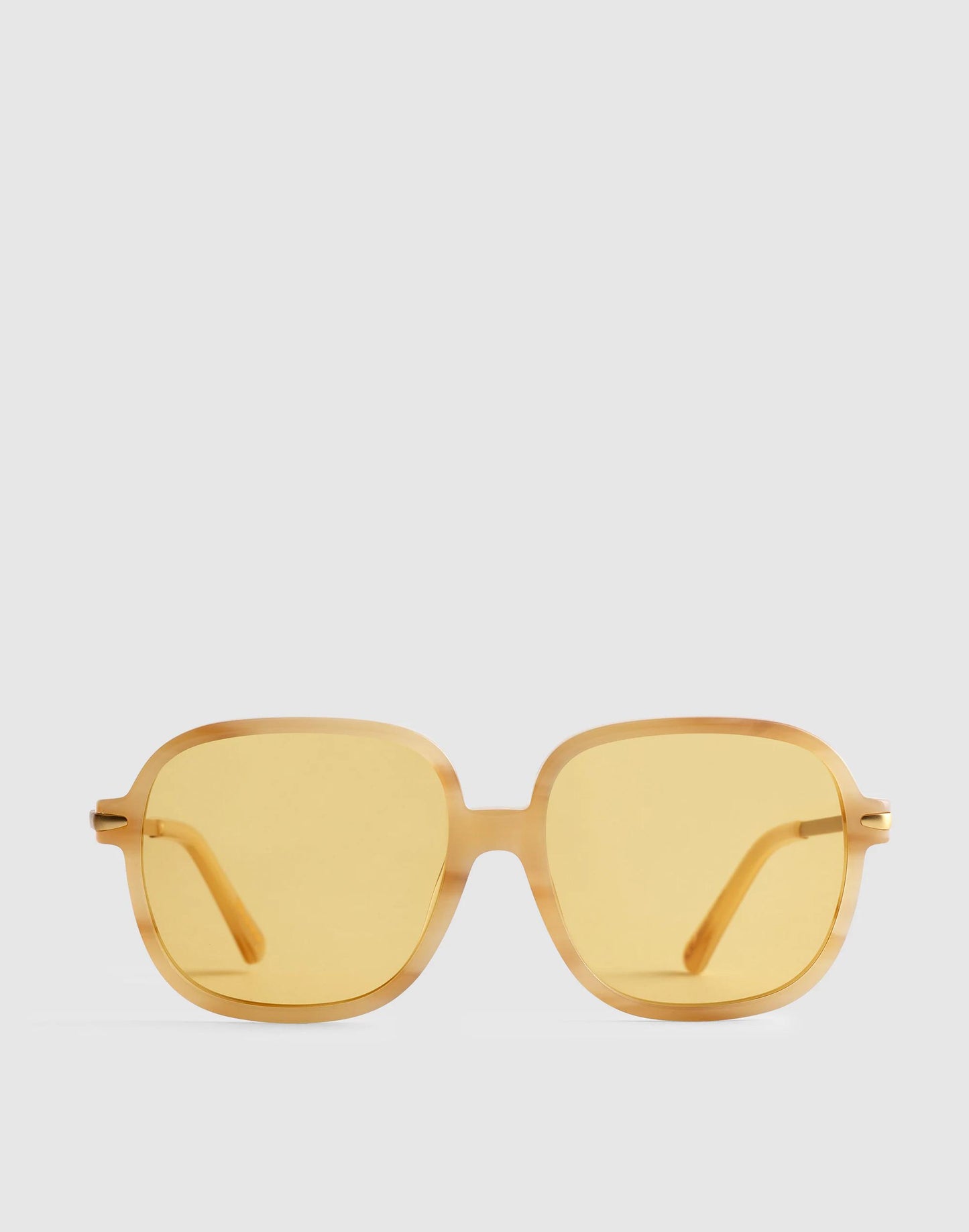 The Brunch Oversized Sunglasses Ivory Tortoise | Madewell