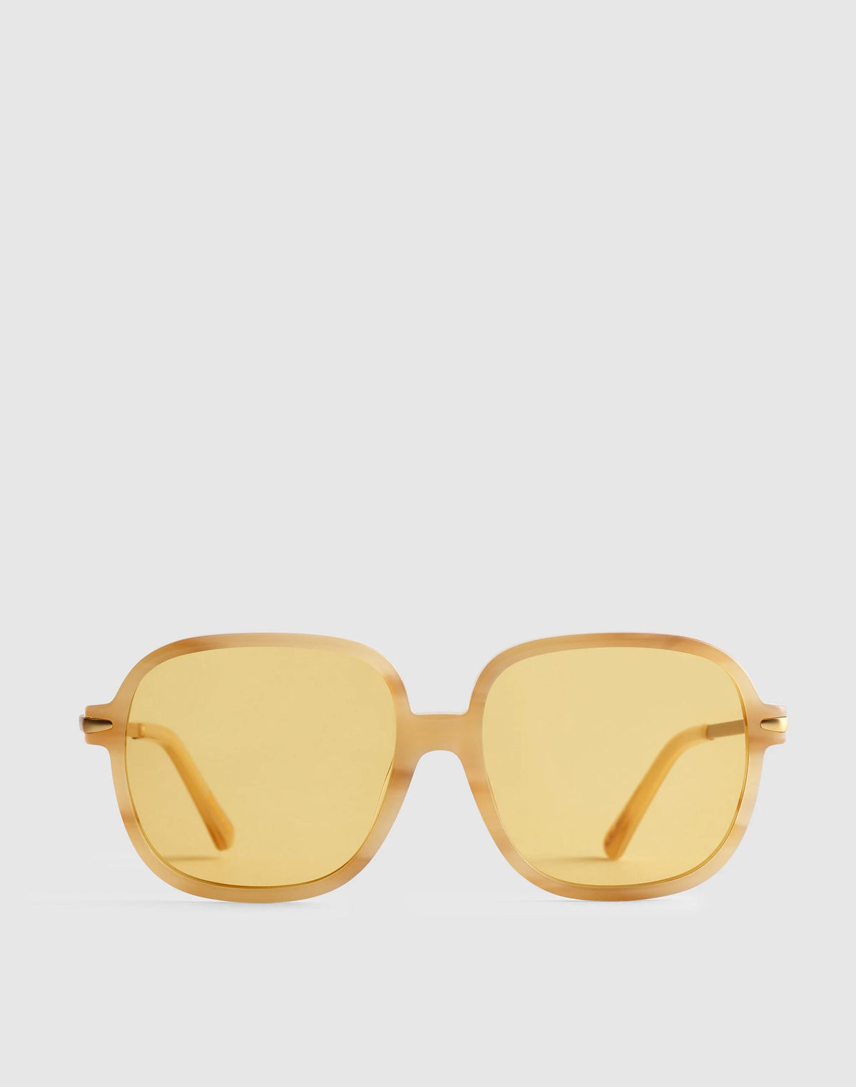 The Brunch Oversized Sunglasses Ivory Tortoise | Madewell