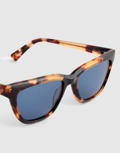 The Delia Angular Sunglasses Whisky Tort | Madewell