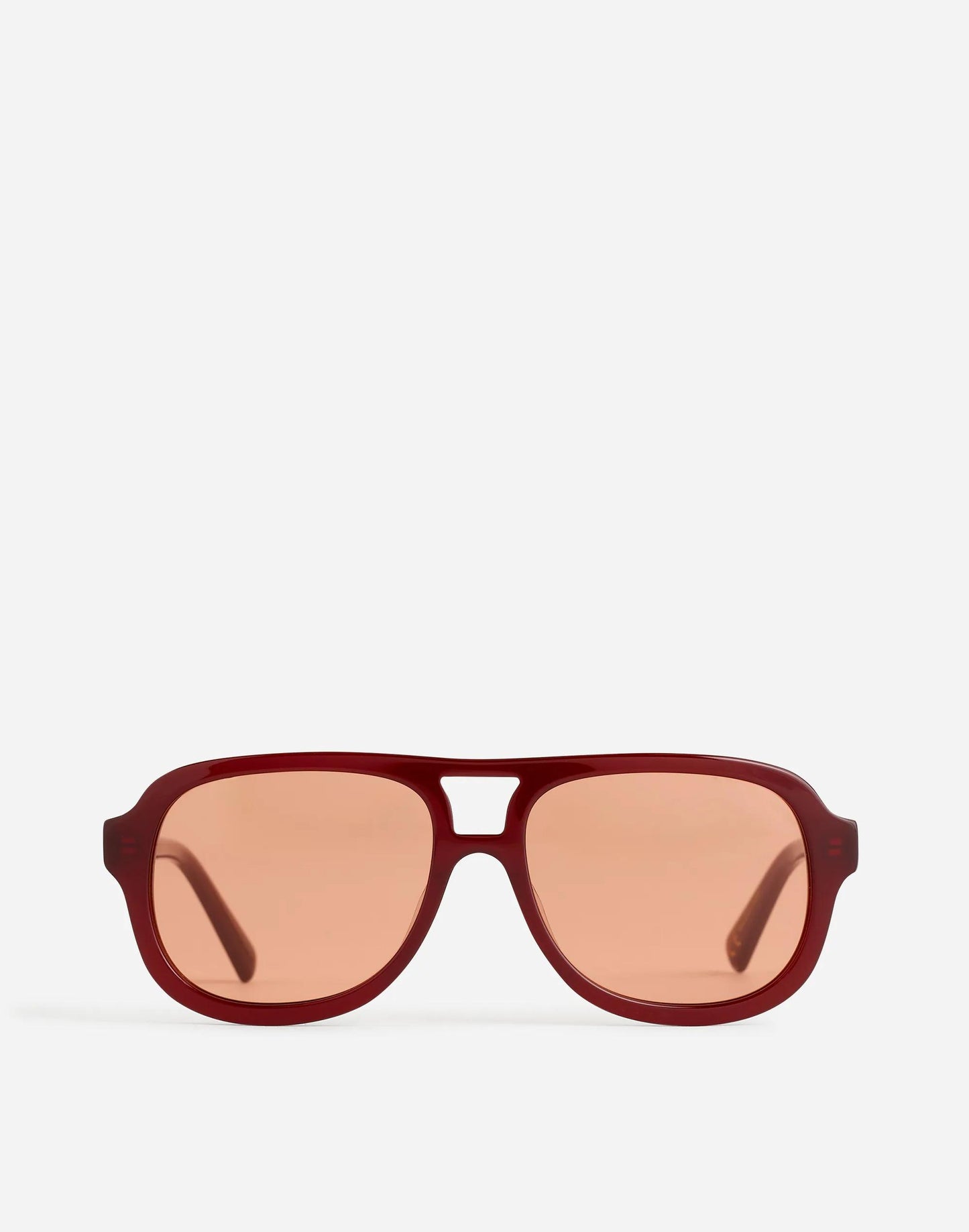Logaan Aviator Sunglasses Dark Cinnabar | Madewell