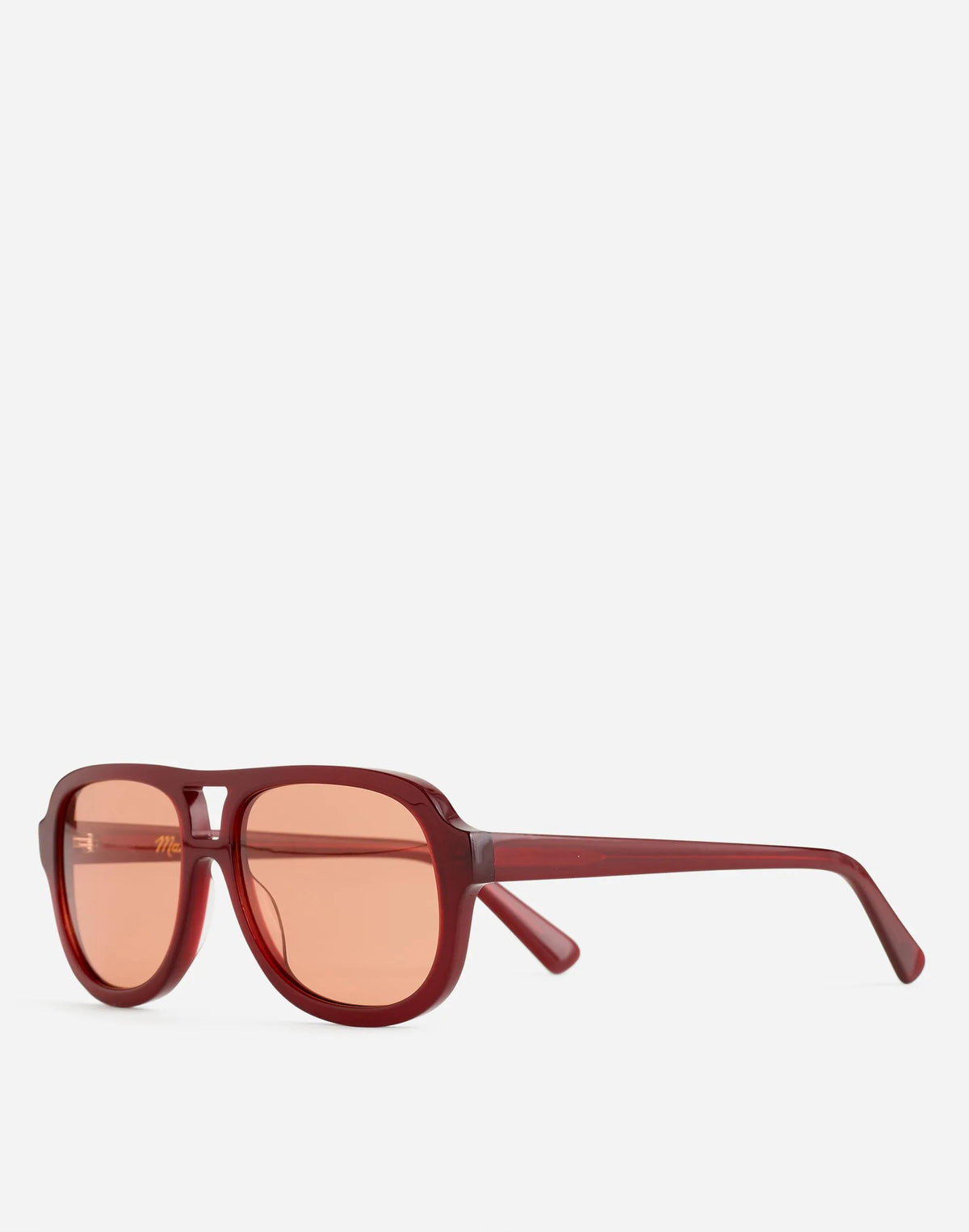 Logaan Aviator Sunglasses Dark Cinnabar | Madewell