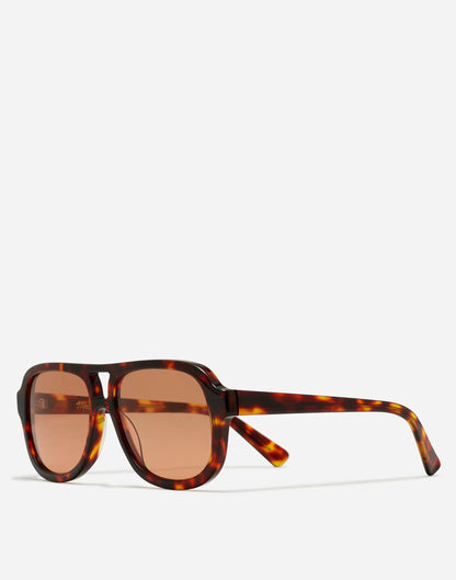 Logaan Aviator Sunglasses Dark Tortoise | Madewell