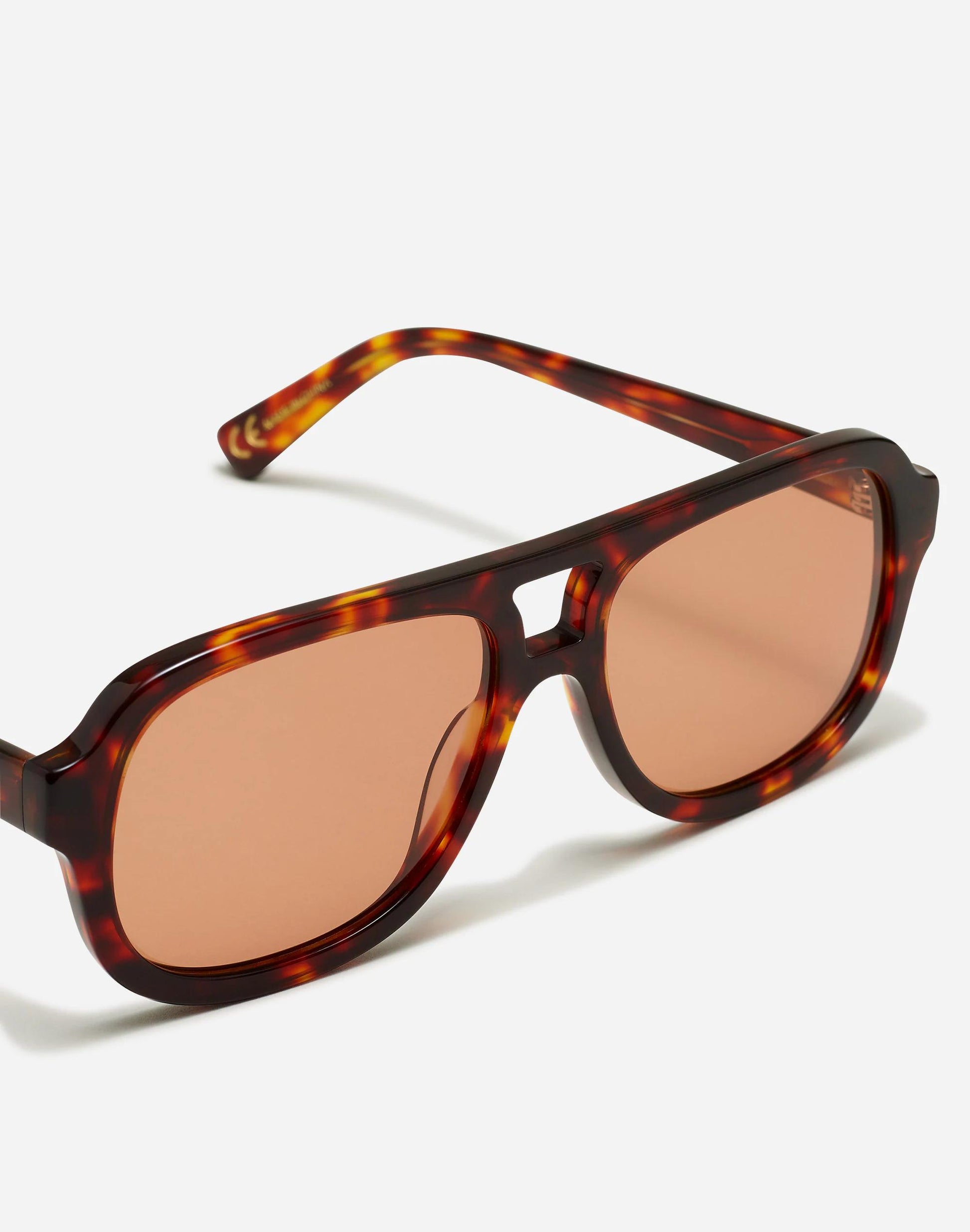 Logaan Aviator Sunglasses Dark Tortoise | Madewell