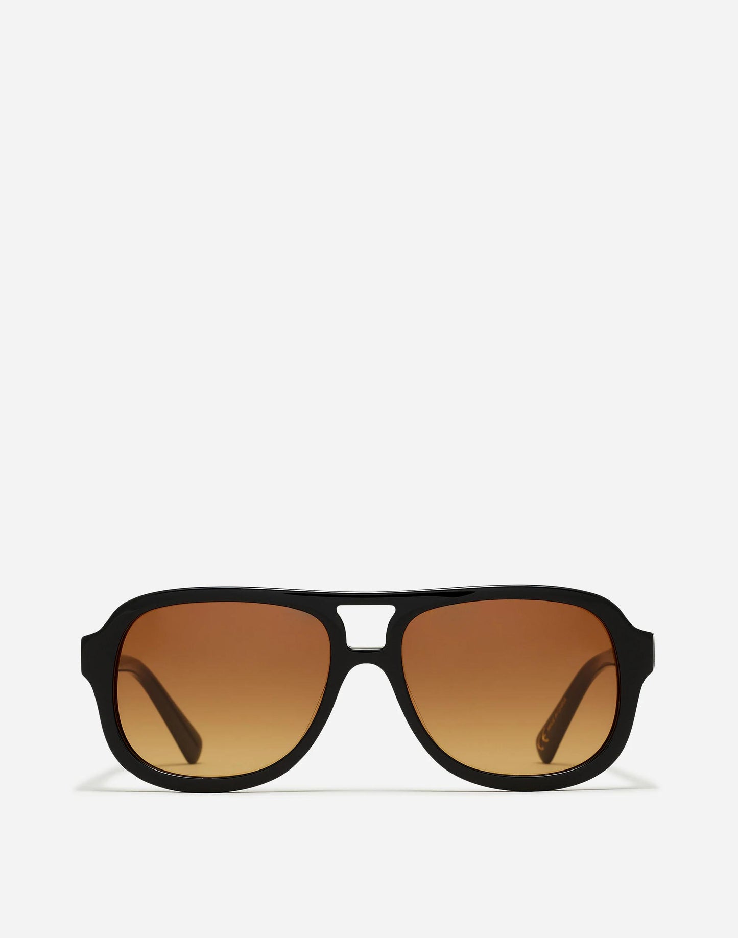 Logaan Aviator Sunglasses True Black | Madewell