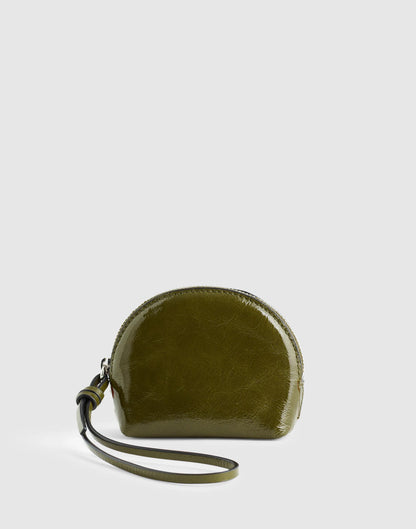 Mini Zip Pouch Worn Olive | Madewell