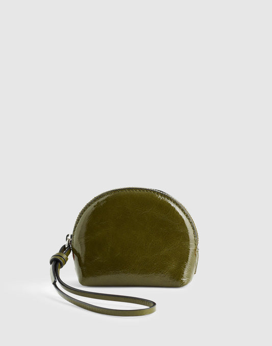 Mini Zip Pouch Worn Olive | Madewell