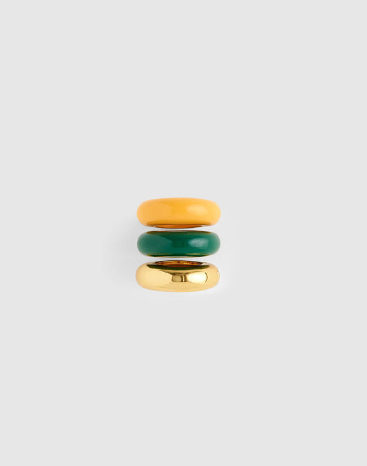 Donut Bead Clip Set Mango | Madewell