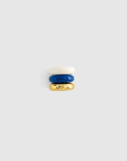 Donut Bead Clip Set Retro Blue | Madewell