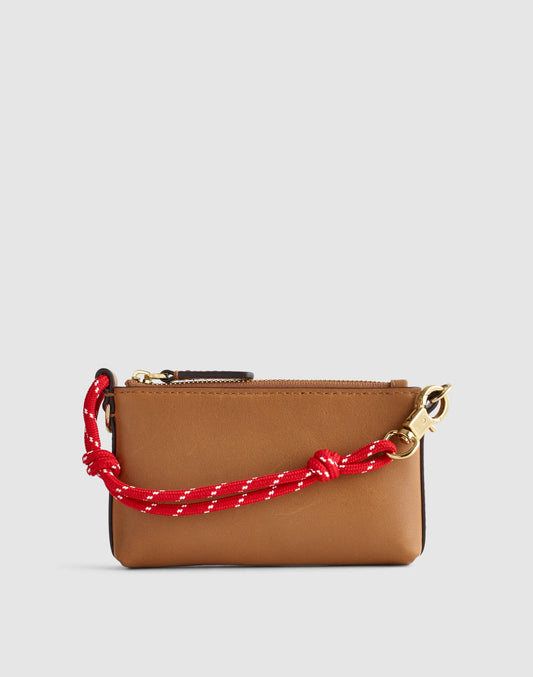 The Clip-Strap Pouch Festival Red Multi | Madewell