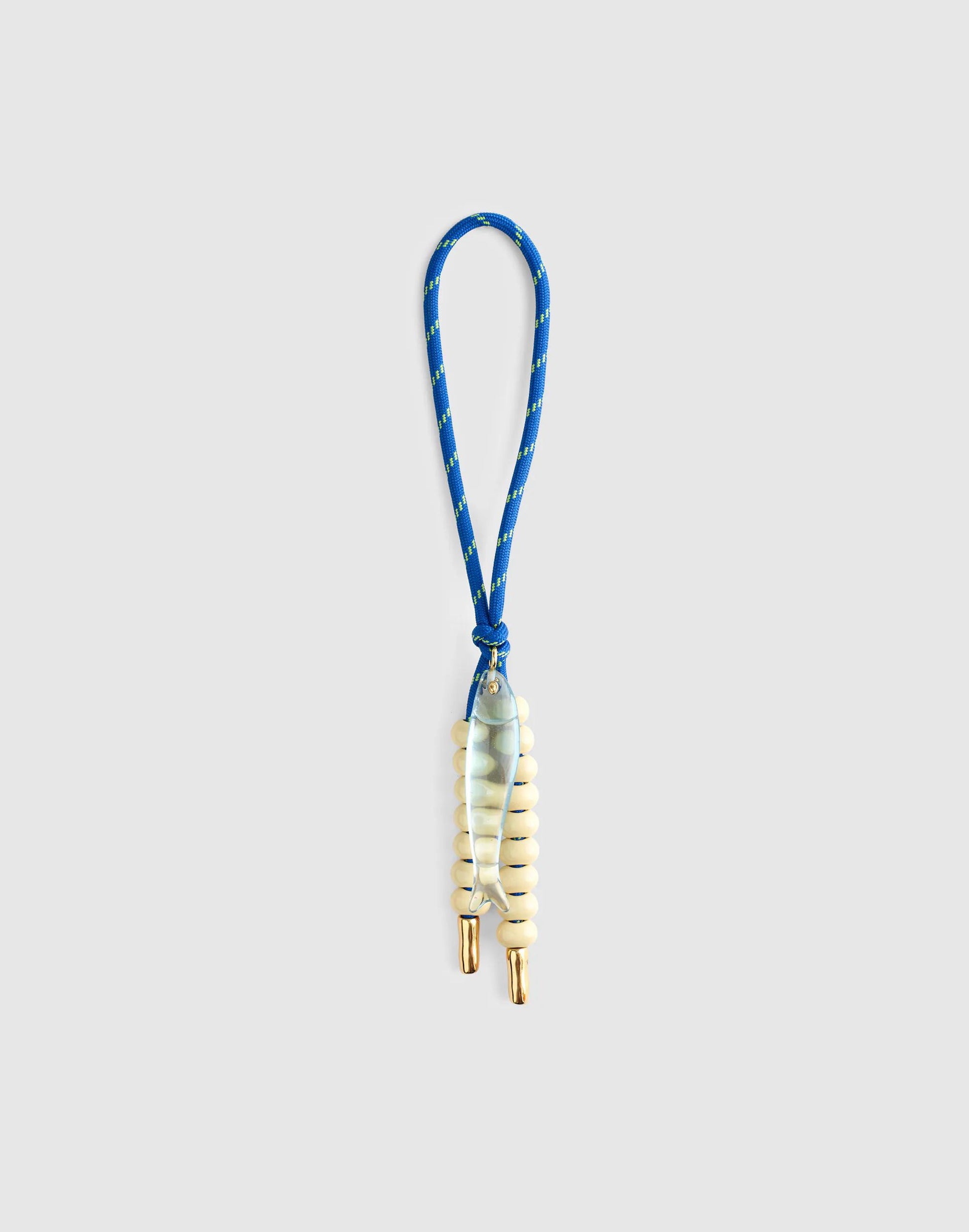Paracord Fish Bag Charm Frosted Sky | Madewell