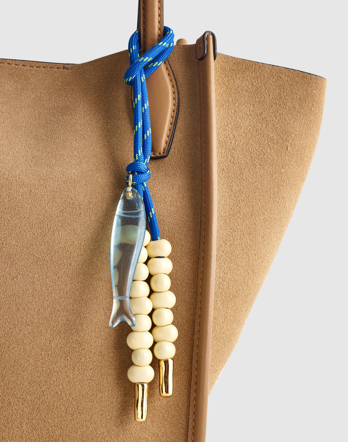 Paracord Fish Bag Charm Frosted Sky | Madewell