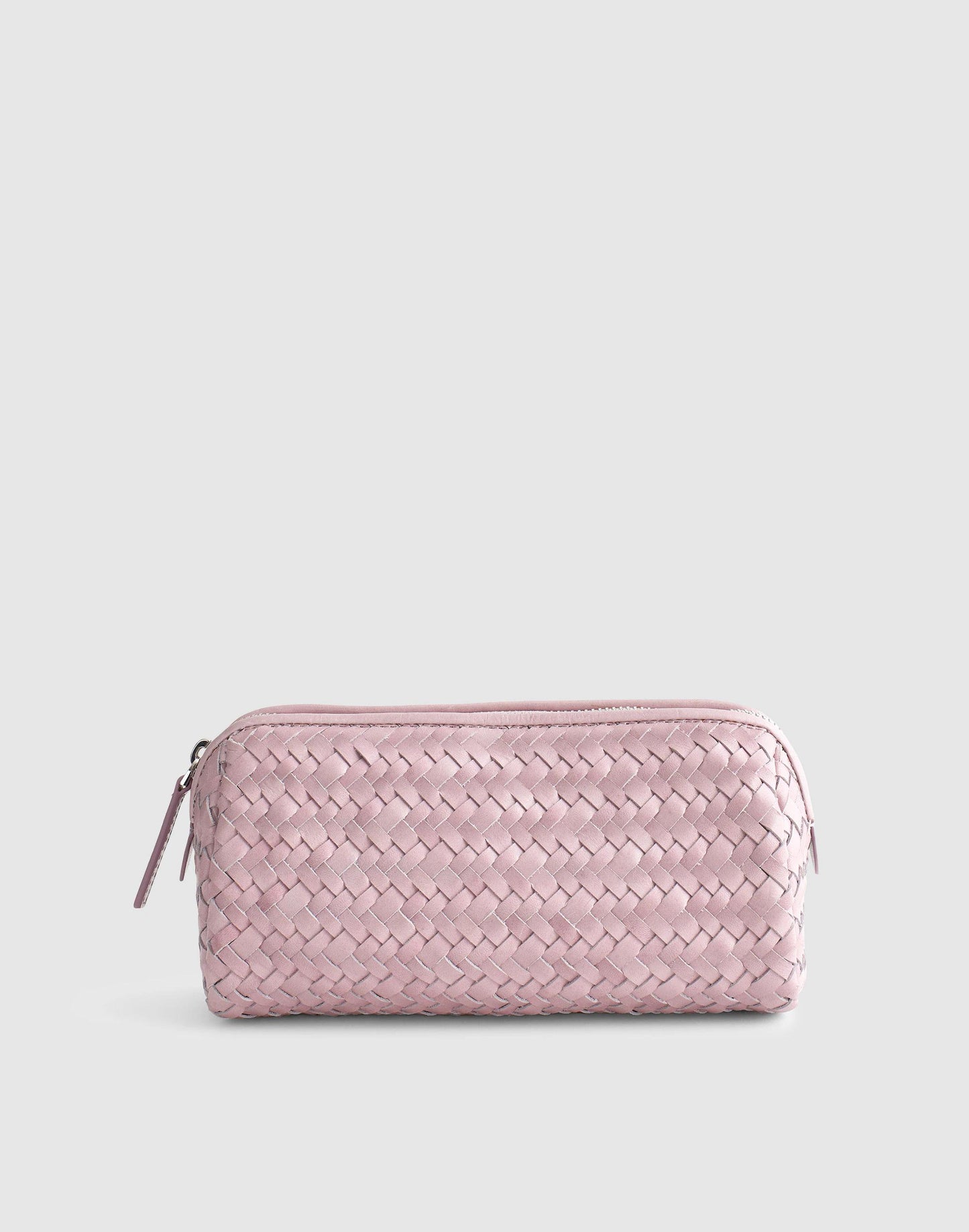 The Signature Woven Zip Pouch Marble Lilac | Madewell