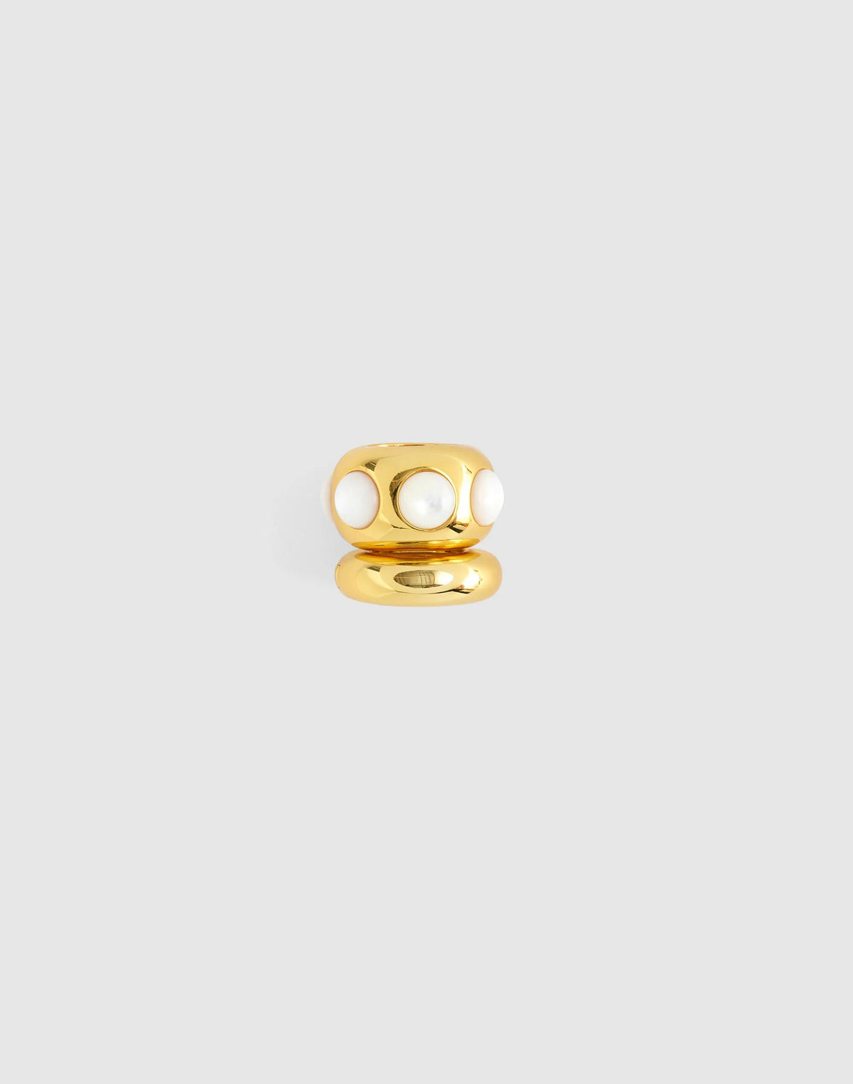 Cabochon Bead Clip Set Mother Of Pearl | Madewell