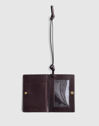 Woven ID Case Coffee Bean | Madewell