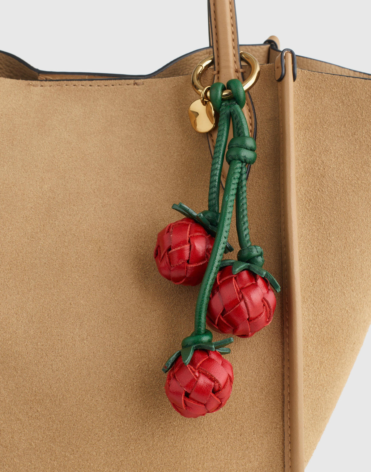 Woven Tomato Bag Charm Scarlett Multi | Madewell