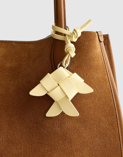 Woven Fish Bag Charm Pale Pineapple | Madewell