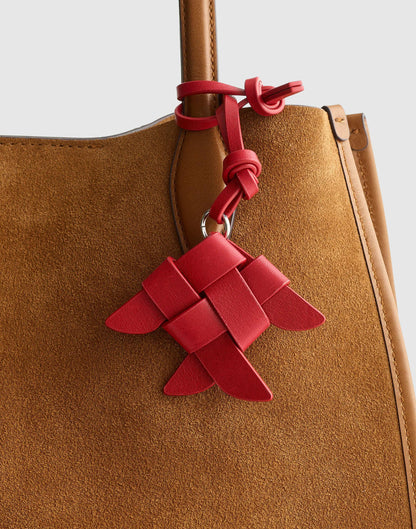 Woven Fish Bag Charm Scarlet | Madewell